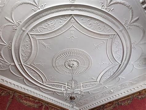Hang a medieval tapestry on your ceiling for a traditional effect or hang a batik tapestry on your ceiling for a sunny tropical look. Robert Adam | Woodwork and ceiling from the Tapestry room from Croome Court | British | Pop ...