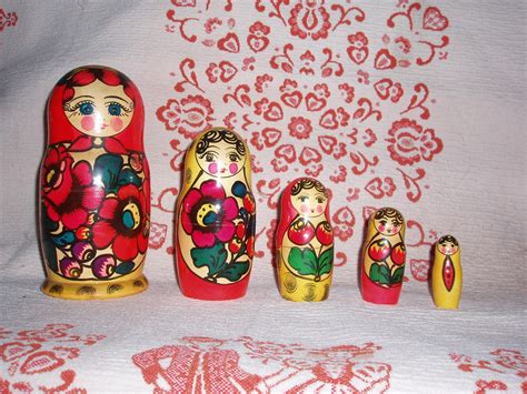Free Photo Russian Dolls Opened Art Matryoshka Traditional Free