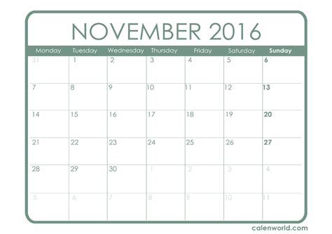 November 2015 Calendar Usa ~ Imagexxl