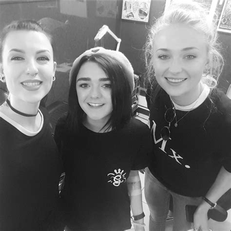 Maisie Williams And Sophie Turners Matching Date Tattoos English