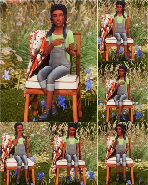 Child Sitting Pose Pack Starrysimsie Sims 4 Couple Poses Sims 4