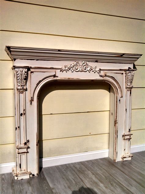 Vintage French Country Farmhouse Fireplace Mantel Reproduction By