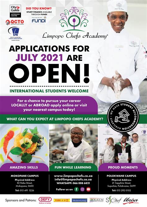 Application Limpopo Chefs Academy
