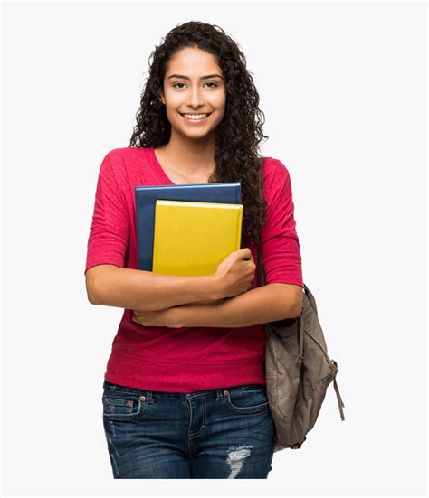 Female Student Png Image College Student Transparent Background