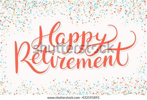 Happy Retirement Banner Stock Vector Royalty Free 432595891