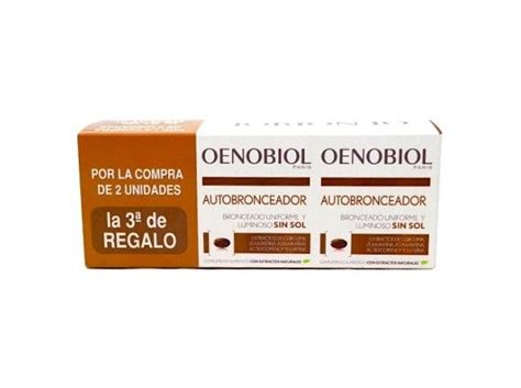 Oenobiol Autobronceador 30 Capsulas Pack 3 Uds Farmacia Chamberí
