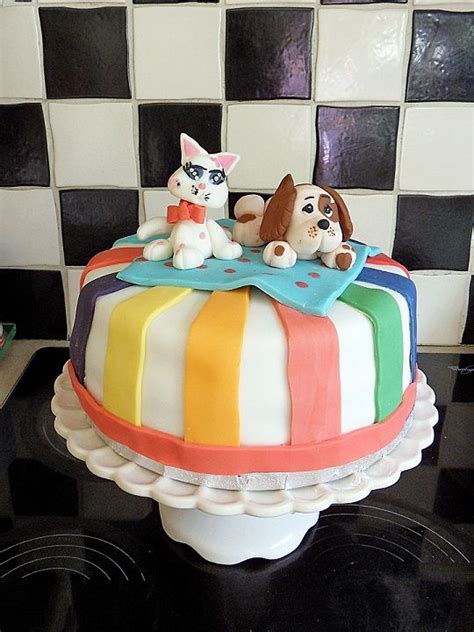 Cat And Dog Cake Cake Dog Cakes Dog Cake