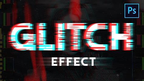 Text Effect Glitch Effects Tutorial Youtube