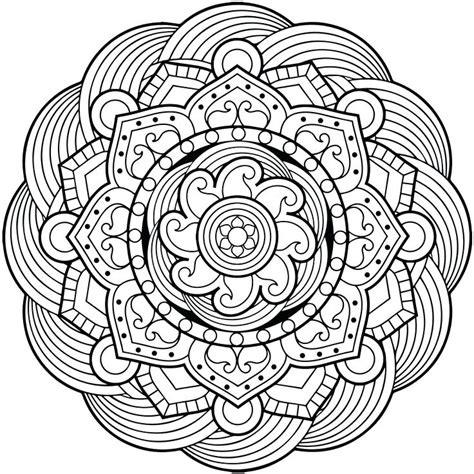 Large Mandala Coloring Pages at GetColorings.com | Free printable