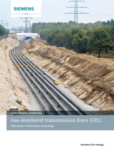 Gas Insulated Transmission Lines Gil Siemens