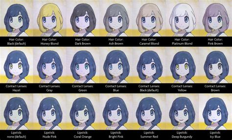 Unfortunately, barber shop in sun and moon doesn't allow you to see how the haircut will look like pokémon sun and moon hair, eyes and lipstick colors include a number of variants: Pokémon Sun and Moon Hairstyles | Pokemon GO Hub