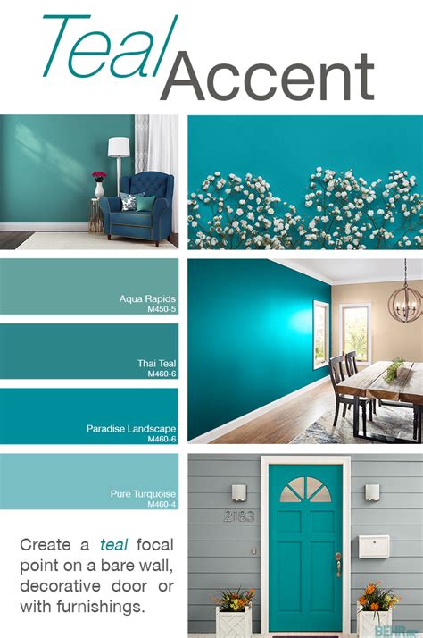 Faq Teal Accent Color Palette Colorfully Behr
