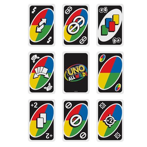 Uno All Wild Card Game Entertainment Earth