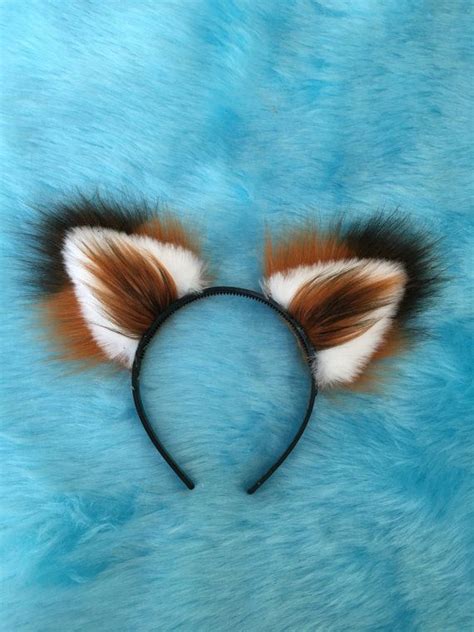Fox Ears Long Fur On A Headband Unisex By Fistyfurs Keep Etsy Fox