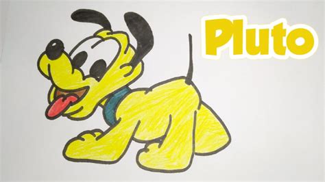 Como Dibujar A Pluto Easy Drawings Dibujos Faciles Dessins Images And