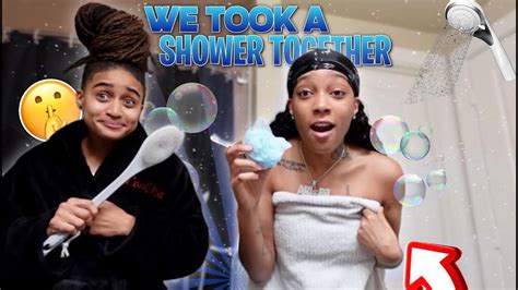 Me And Dra Took A Shower Together Prank 🚿🤭 Maiah And Makayla Were Heated😤
