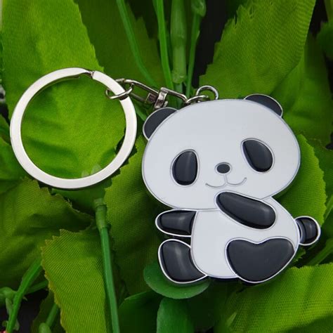 Panda Keychain New Cute Panda Keychain For Bag Car Key Ring Tourism