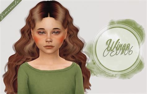 Wings Oe0106 Hair Kids Version At Simiracle Sims 4 Updates