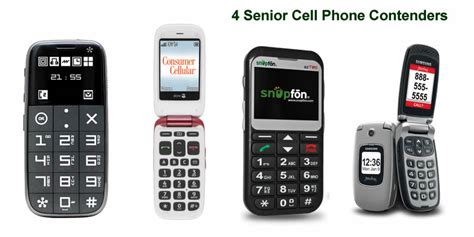 4 Senior Cell Phone Contenders Aging In Place Technology
