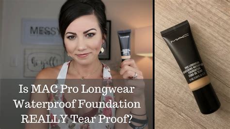 Mac Pro Longwear Foundation Best Waterproof Makeup Youtube