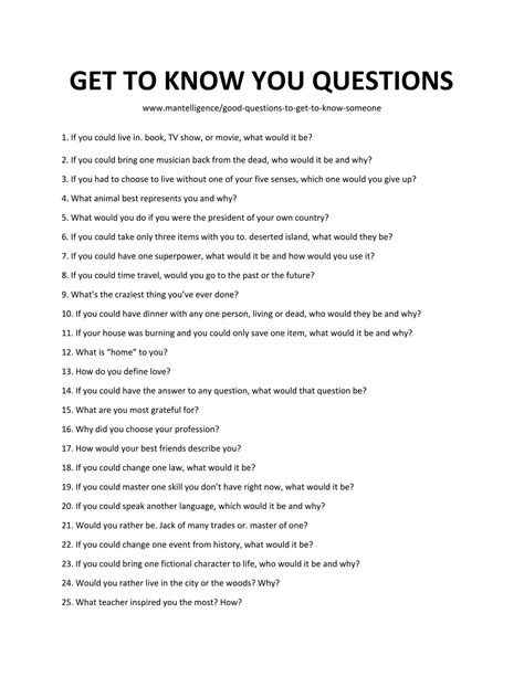 85 Best Get To Know You Questions Make Epic Friendship Today
