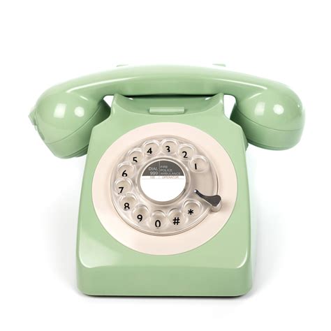 Gpo Retro Gpo 746 Rotary Telephone Green