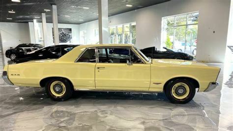 1965 Pontiac Gto 96600 Miles Yellow For Sale