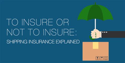 Not all insurers will insure all goods. Shipping Insurance Explained - To Insure or Not to Insure