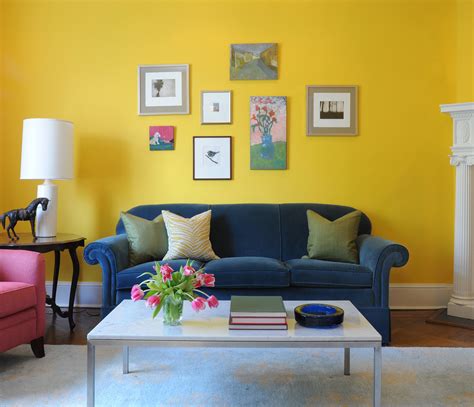 Bossy Colors Highlow Living Room Finished Annie Elliott Design