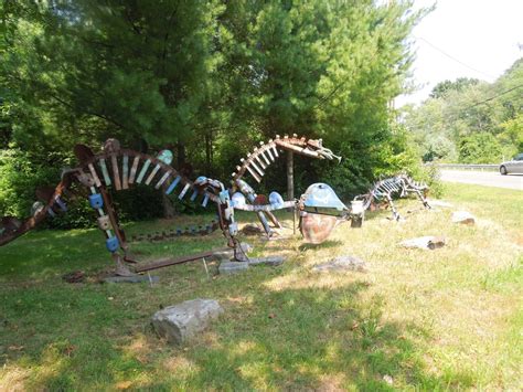 Holy Crap Dinosaur Sculptures Made Out Of Old Junk Yelp