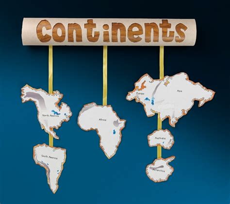 Cut-Out Continents Mobile | crayola.com