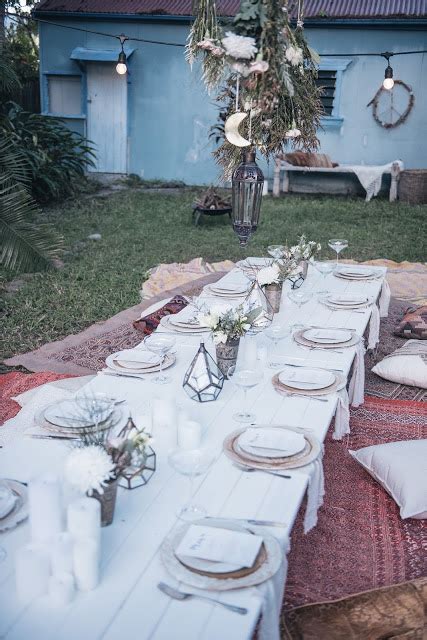 Honey And Fizz How To Host A Bohemian Dinner Party