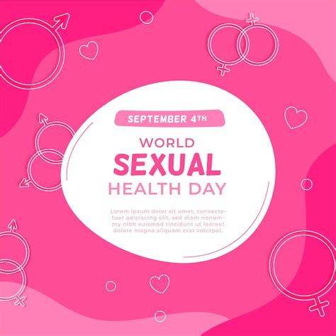 Concept De La Journée Mondiale De La Santé Sexuelle Vecteur Gratuite