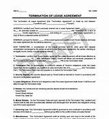 Images of Early Termination Of Lease Form