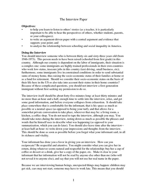 A comprehensive guide to apa citations and format overview of this guide. Examples Of Interview Essay In Apa Format ...