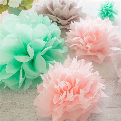 How To Make Tissue Paper Pom Poms Feature Loganberry Handmade