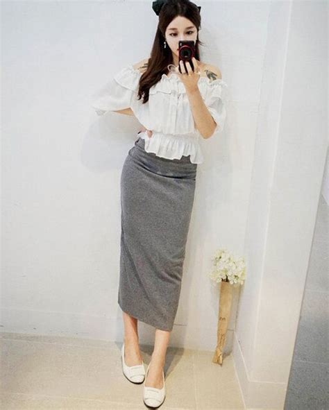 New Cotton Ankle Length Pencil Long Skirt Casual High Waist Maxi Pencil