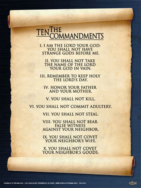 Print, cut, and color the train. 10 Commandments Scroll Poster - Catholic to the Max ...