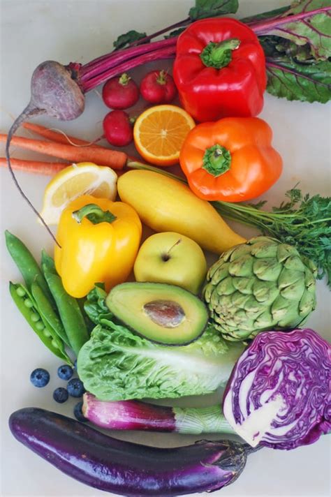 Colorful Fruits And Vegetables Popsugar Food