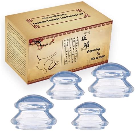 6pcs Anti Cellulite Silicone Medical Vacuum Massage Cupping Cups Therapy Set Au Ebay