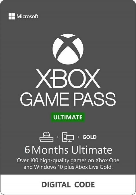 Microsoft Xbox Game Pass Ultimate 6 Months Pris
