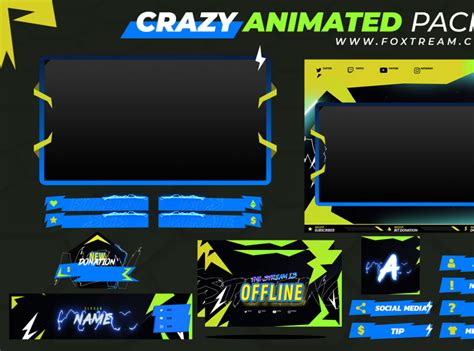Fortnite Inspired Animated Stream Overlay Pack For Twitch By Simo Oudib