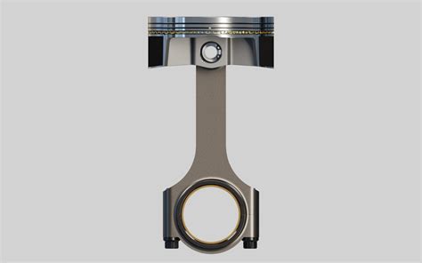 Piston Connecting Rod 3d Model Cgtrader
