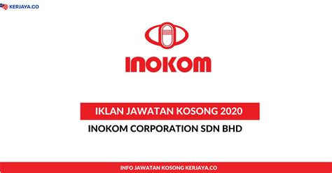 1101,jalan makmur 6/7,taman industri makmur, lunas, 09600, malaysia. Jawatan Kosong Terkini Inokom Corporation • Kerja Kosong ...