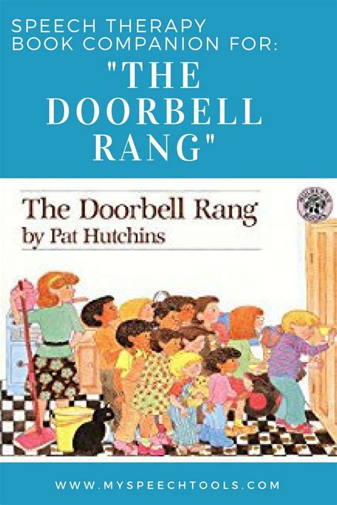 The Doorbell Rang A Speech Therapy Book Companion Speech Therapy