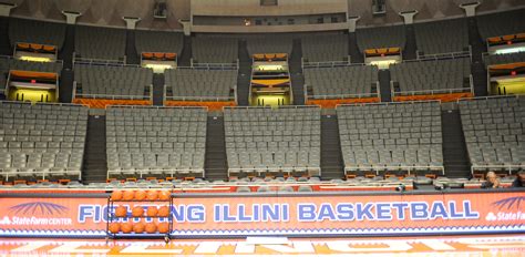 State Farm Center Before After Fighting Illini Athletics
