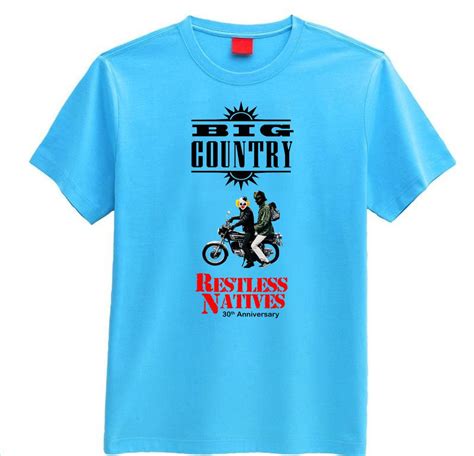 Big Country 30th Anniersary Restless Natives T Shirt Limited Edition
