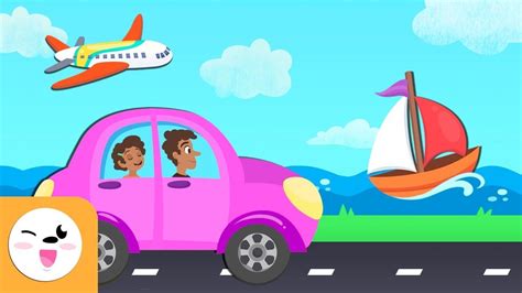 Meios De Transporte Para Crianças Transportes Terrestres Aéreos E Aquáticos Youtube Em 2020