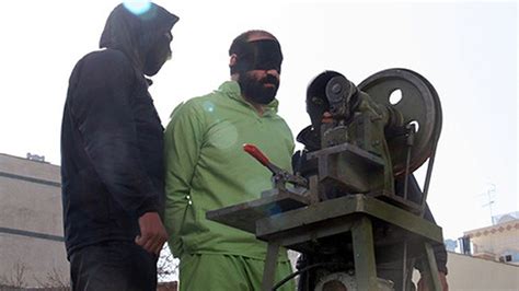 Iranian Officials Purportedly Unveil Machine To Amputate Fingers Of