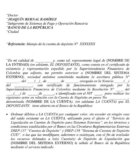 Modelo Carta De Transferencia Bancaria